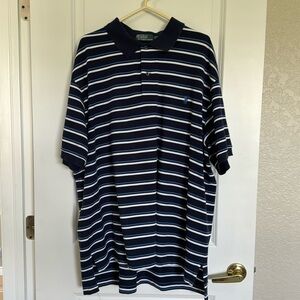 Polo by Ralph Lauren navy striped polo